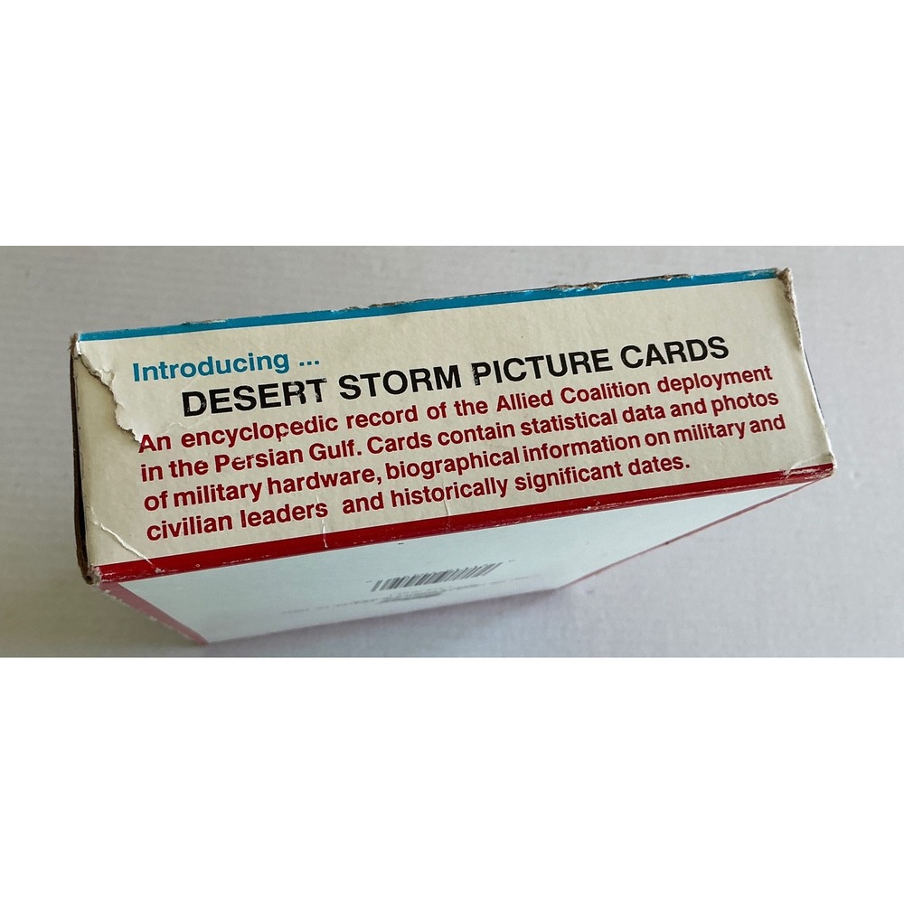 Topps Vintage 1991 Desert Storm Trading Cards 36 Pack Box Coalition for Peace - Picture 4 of 11